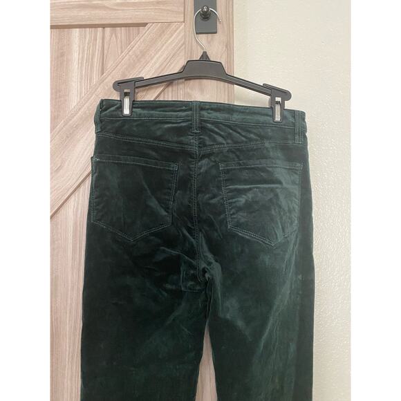 NWT L’AGENCE piper high rise skinny in Evergreen velvet size 25 - Picture 7 of 8
